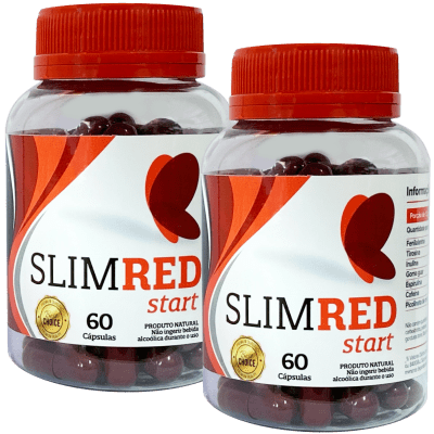 KIT 2 Slim Red Max 60 Cápsulas - Inibidor de apetite - Alta queima de  gordura - Sensação de saciedade - Diminui impulso por doces e gorduras! com  o Melhor Preço é no Zoom